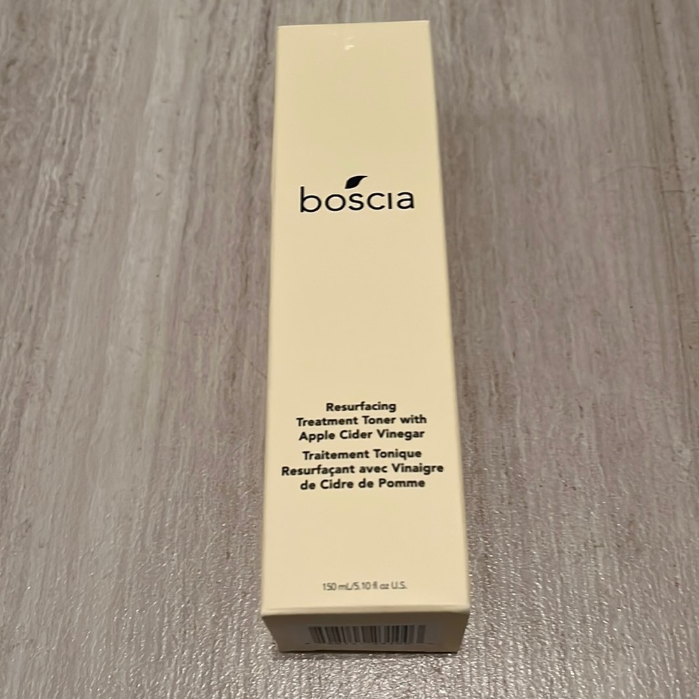 Boscia resurfacing treatment toner with apple cider vinegar